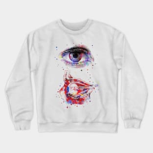 Human eye Crewneck Sweatshirt